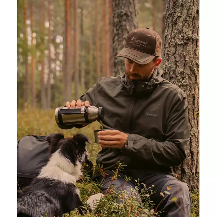 Pinewood Trail stretch jakke, Mørkegrøn, large image number 3