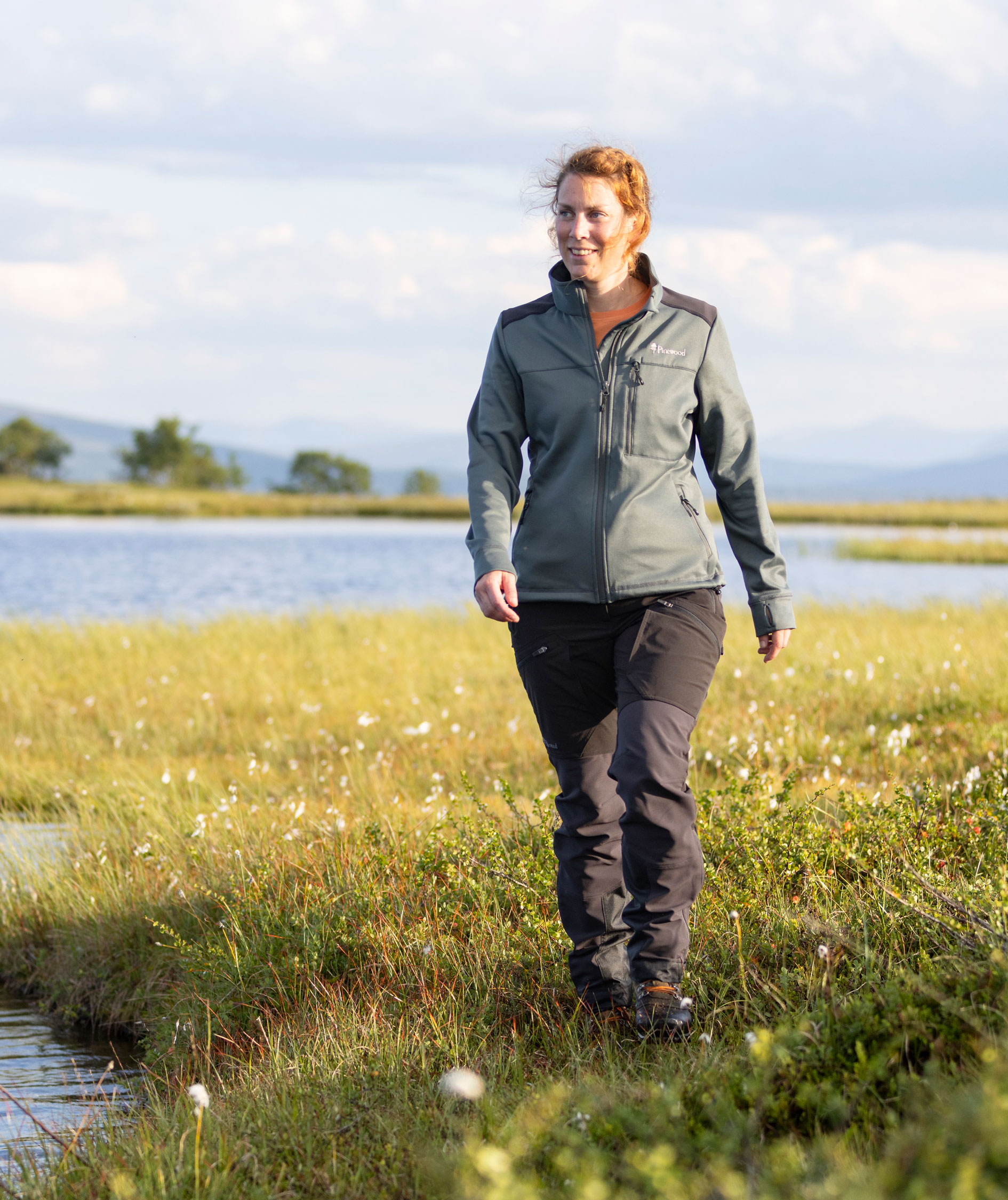 Pinewood Abisko Adventure dame jagtbukser, Sort, large image number 1