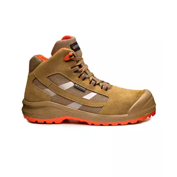 Base Be-Moon Top safety boots S1P, Beige/Orange