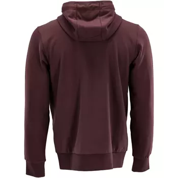 Mascot Customized hoodie with zipper, Bordeaux