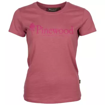 Pinewood Outdoor Life dame T-skjorte, Pink/Hot pink