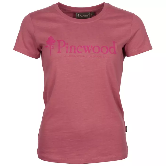Pinewood Outdoor Life dame T-shirt, Pink/Hot pink, large image number 0