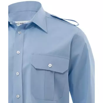Kümmel Howard Classic fit pilot shirt with extra sleeve-length, Light Blue