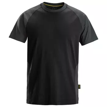 Snickers T-skjorte 2550, Svart/Koksgrå