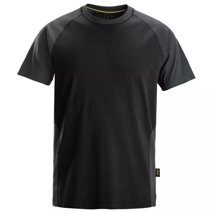 Snickers T-shirt 2550, Black/Charcoal, large image number 0