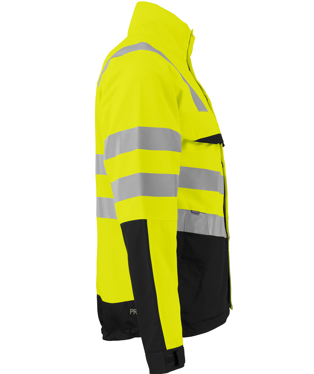 ProJob work jacket 6415, Hi-vis Yellow/Black, large image number 3