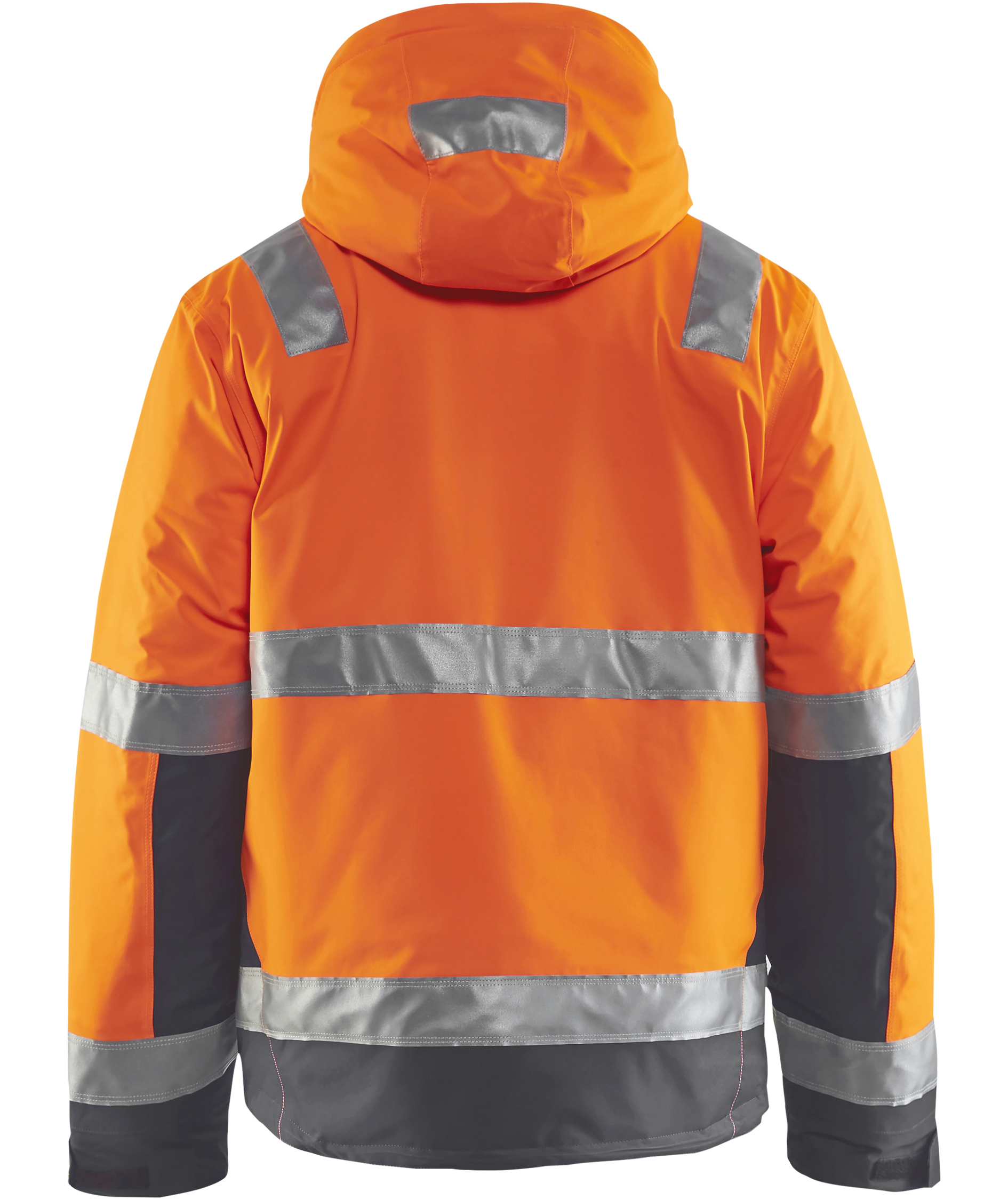 Bl&aring;kl&auml;der Vinter arbeidsjakke, Hi-Vis Oransje/Mellomgr&aring;, large image number 1