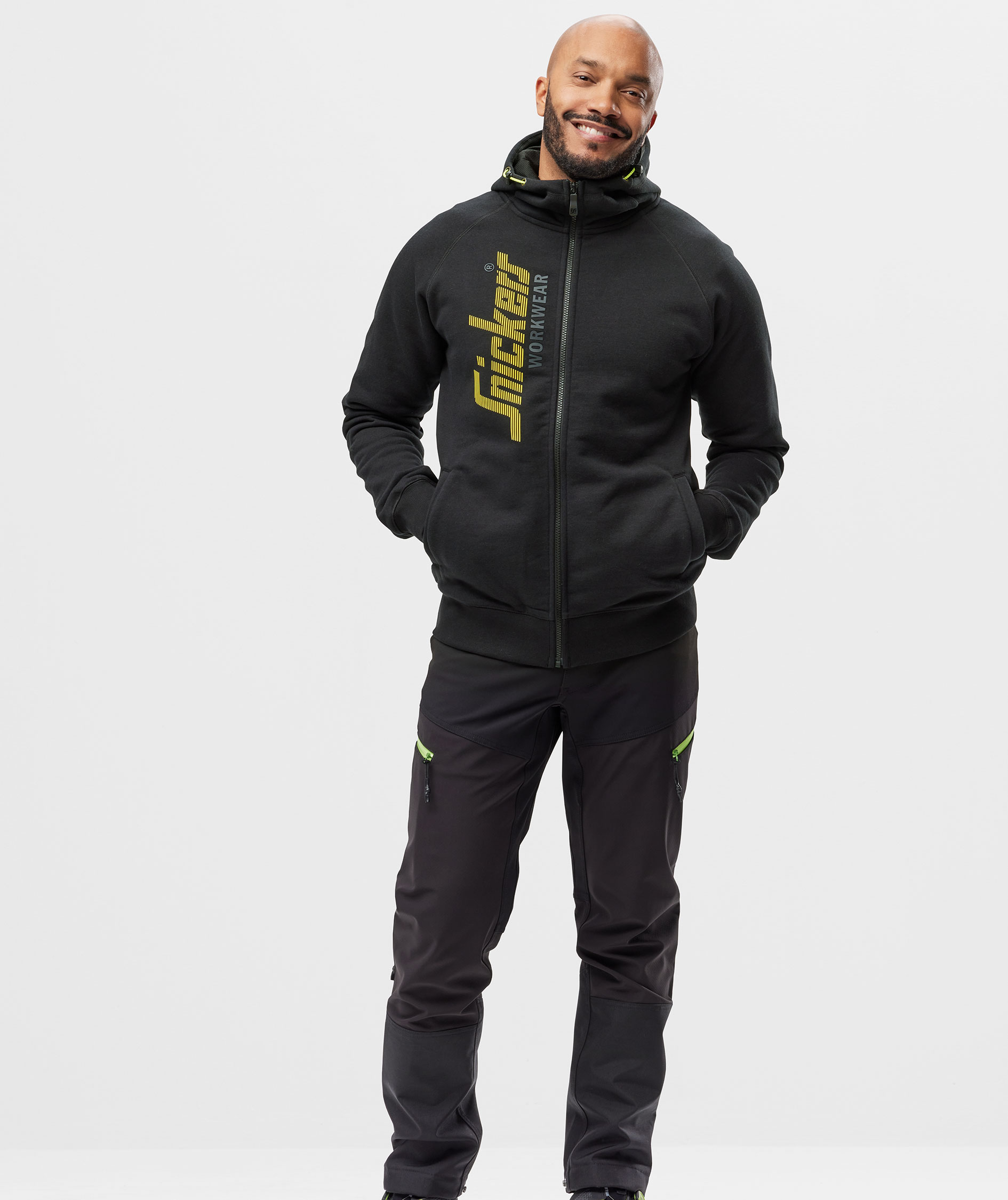 Snickers Logo hoodie with zipper 2846