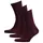 Westborn Basic 3-pack strumpor med ull, Bordeaux, Bordeaux, swatch