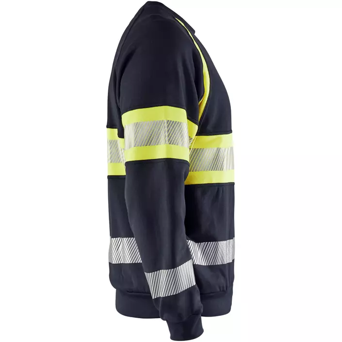 Blåkläder Multinorm sweatshirt, Marine/Hi-Vis gul, large image number 2