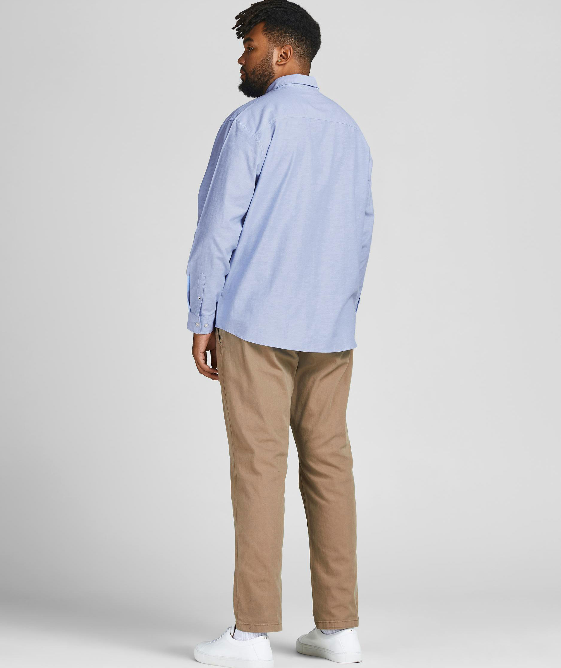 Jack & Jones JJEOXFORD Plus Size Regular Fit shirt, Cashmere Blue, large image number 6