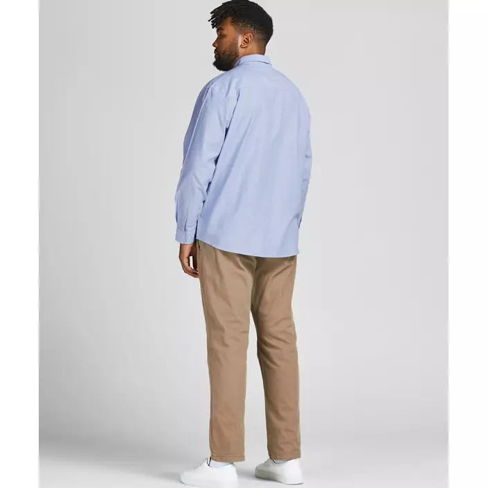 Jack & Jones JJEOXFORD Plus Size Regular Fit skjorte, Cashmere Blue, large image number 6