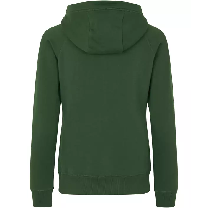 ID women's hoodie with full zipper, Bottle Green, large image number 1