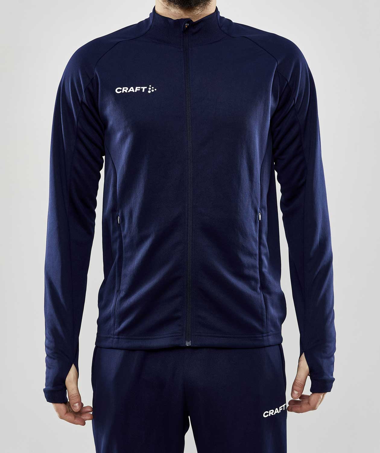 Craft Evolve Full Zip sweatshirt, Navy