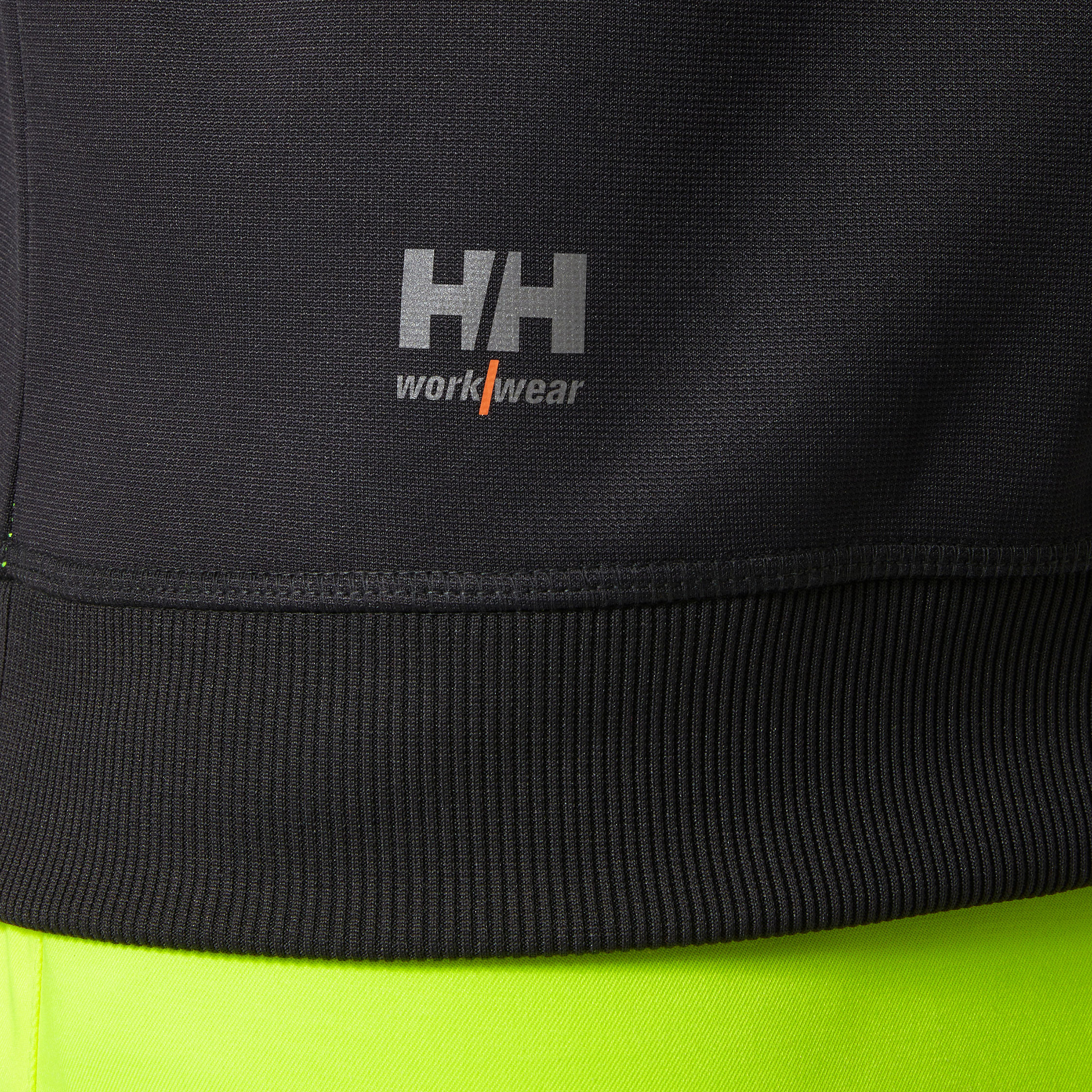 Helly Hansen Addvis half zip Sweatshirt, Hi-vis Gelb/Ebony, large image number 5