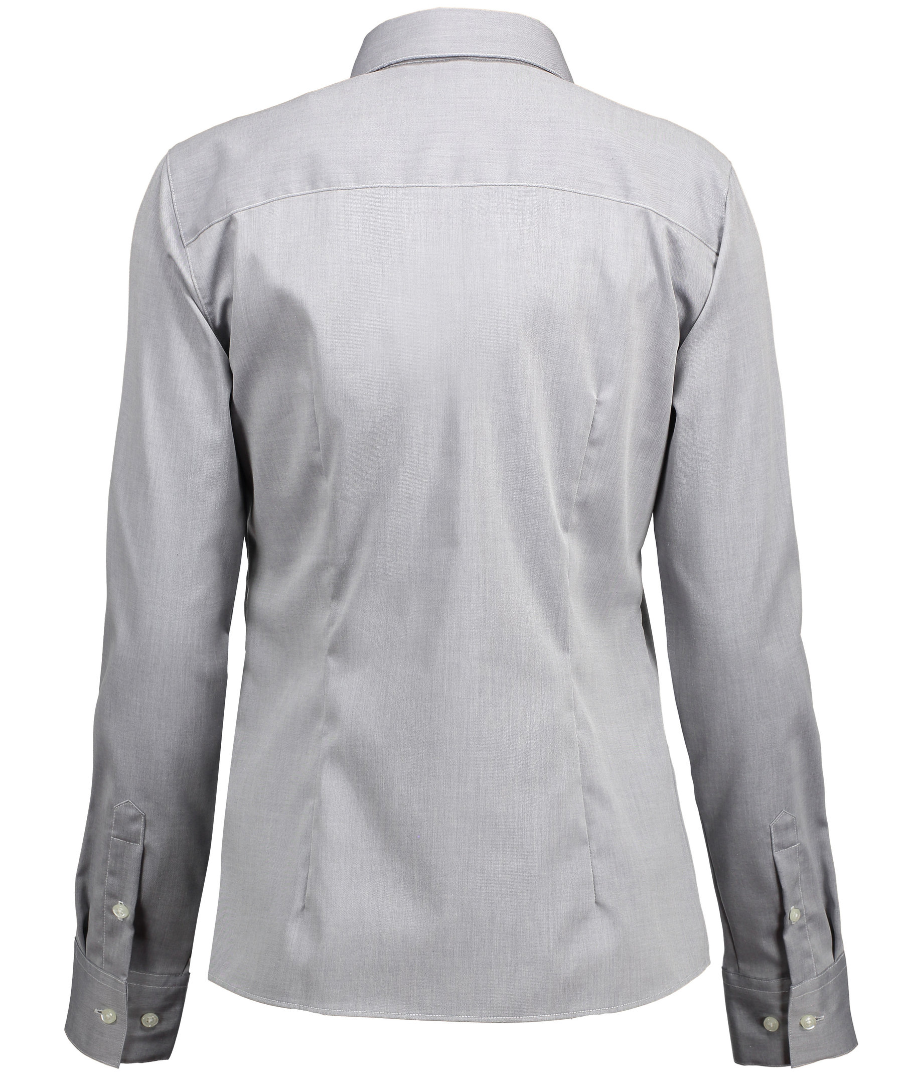 Seven Seas Fine Twill Modern Fit Damenhemd, Silver Grey