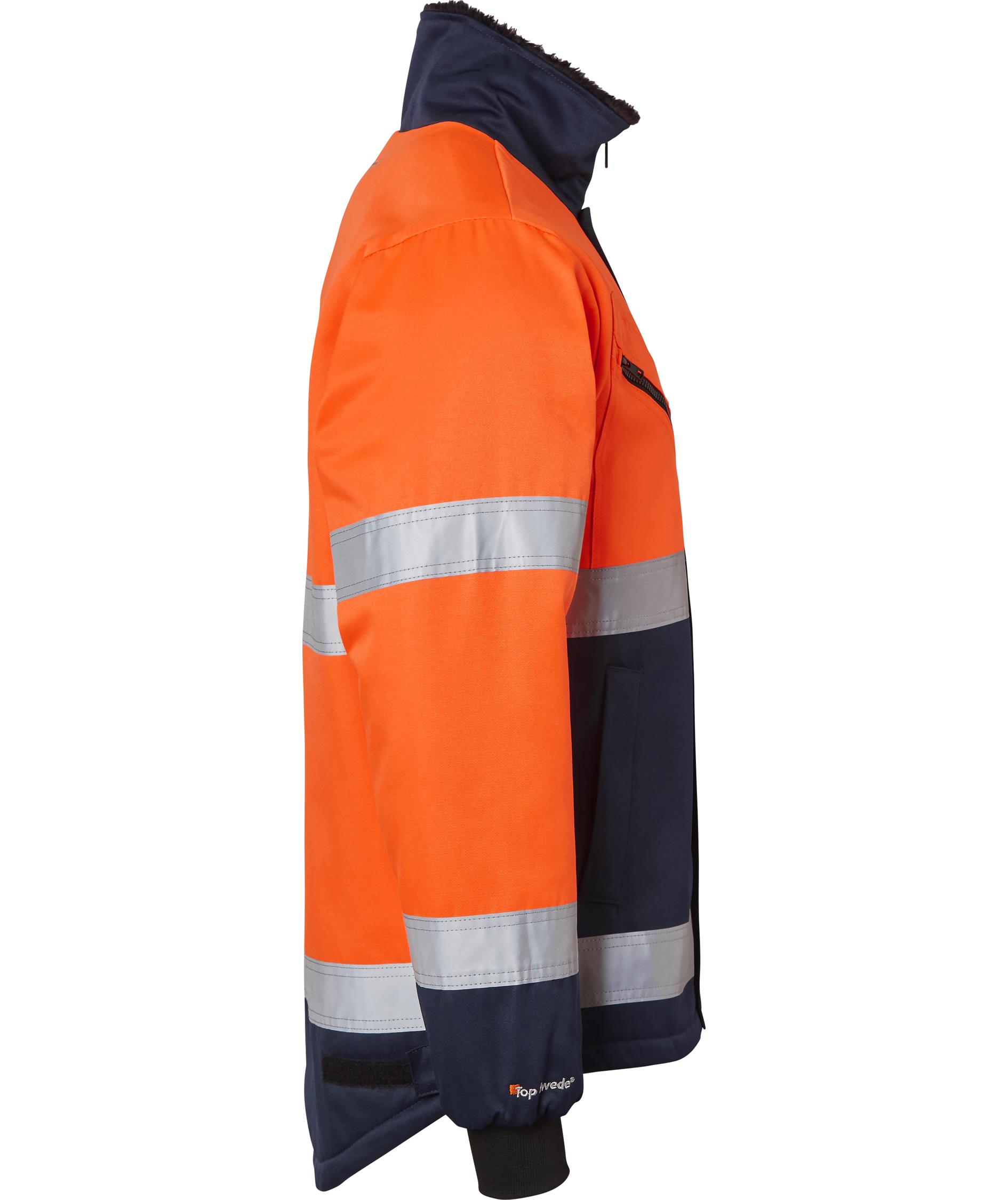 Top Swede winter jacket 5616, Hi-Vis Orange/Navy, large image number 2