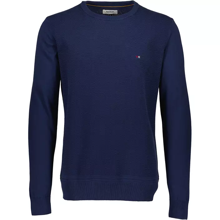 Bison stickad tröja, DK Navy, large image number 0