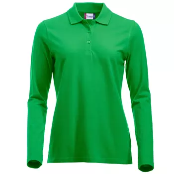 Clique Classic Marion langærmet dame polo t-shirt, Æblegrøn