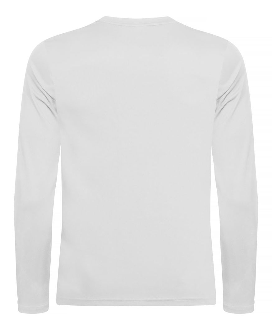Clique Basic Active-T l&aring;ng&auml;rmad T-shirt, Vit