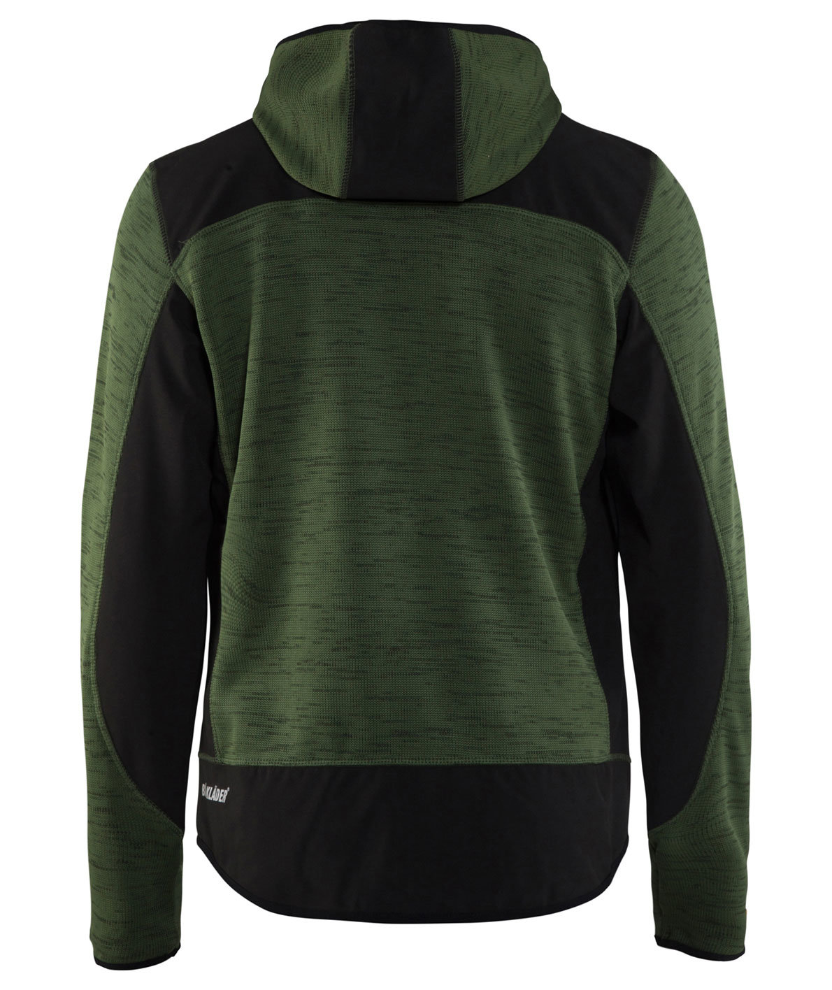 Bl&aring;kl&auml;der strikket softshelljakke X4930, Gr&oslash;n/Sort, large image number 2