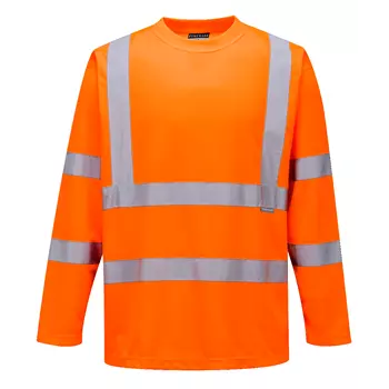Portwest langærmet T-shirt, Hi-vis Orange