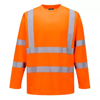 Portwest langermet T-skjorte, Hi-vis Orange