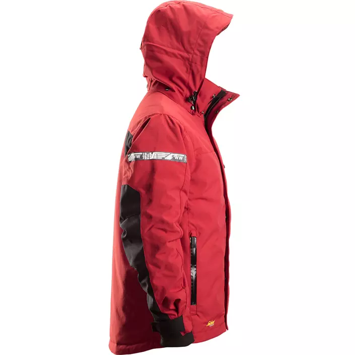 Snickers AllroundWork 37,5® waterproof vinterjacket 1102, Chili red/black, large image number 3