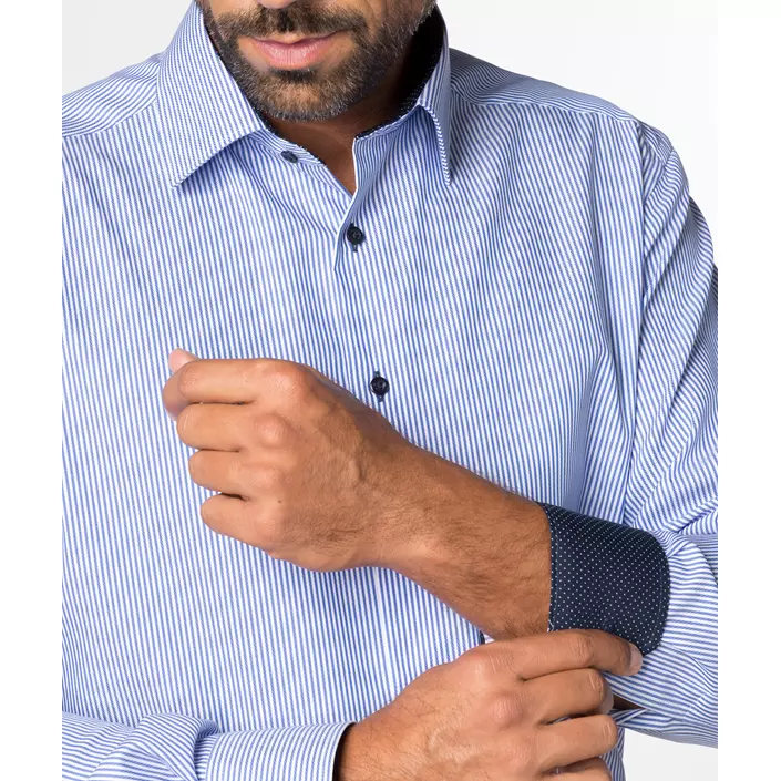 Eterna Modern fit Twill skjorte, Blå, large image number 4
