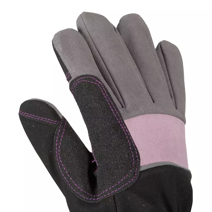 OX-ON Garden Supreme 5602 garden gloves, Purple/Black/Grey, large image number 1