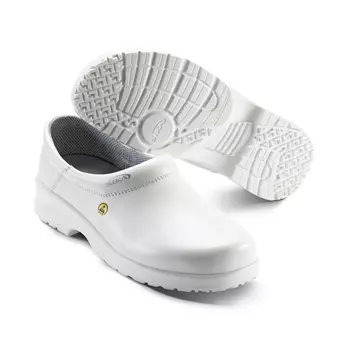 Sika Fusion clogs with heel cover O2, White