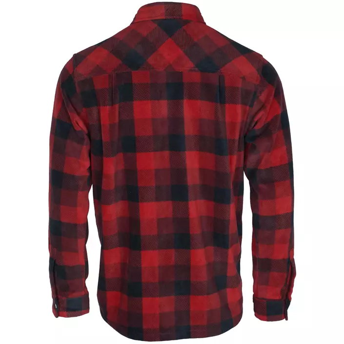 Pinewood Canada fleeceskjorte, Rød/Sort, large image number 2