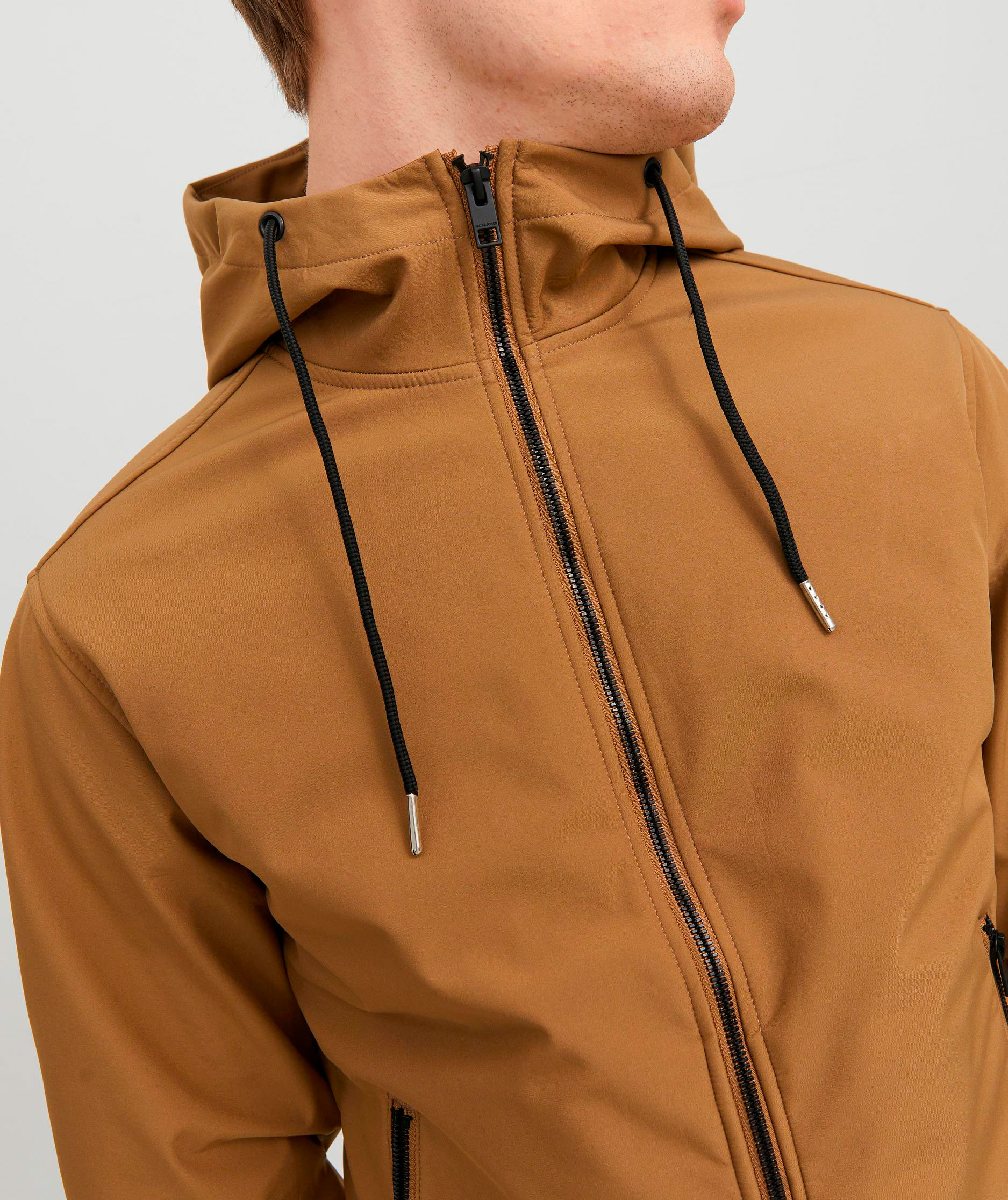 Jack & Jones JJEBASIC softshelljacka, Otter, large image number 4