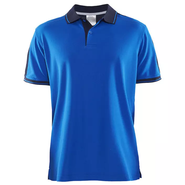 Craft Noble pique polo T-shirt, Sweden blue, large image number 0