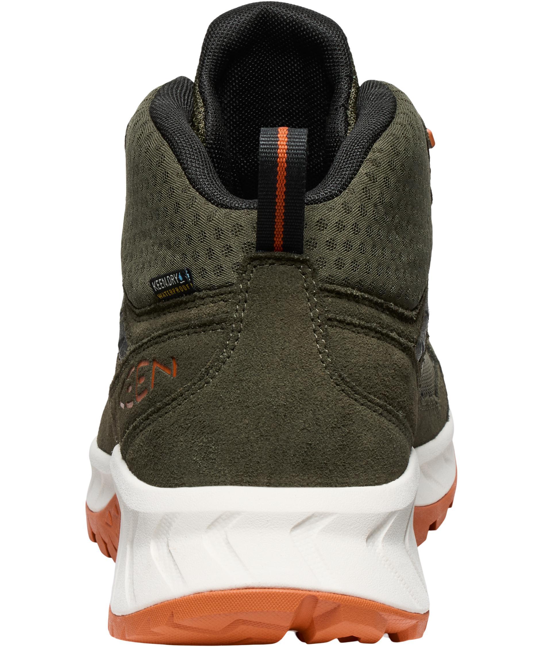 Keen Hightrail Mid WP hiking boots, Forest night/gold flame, large image number 6