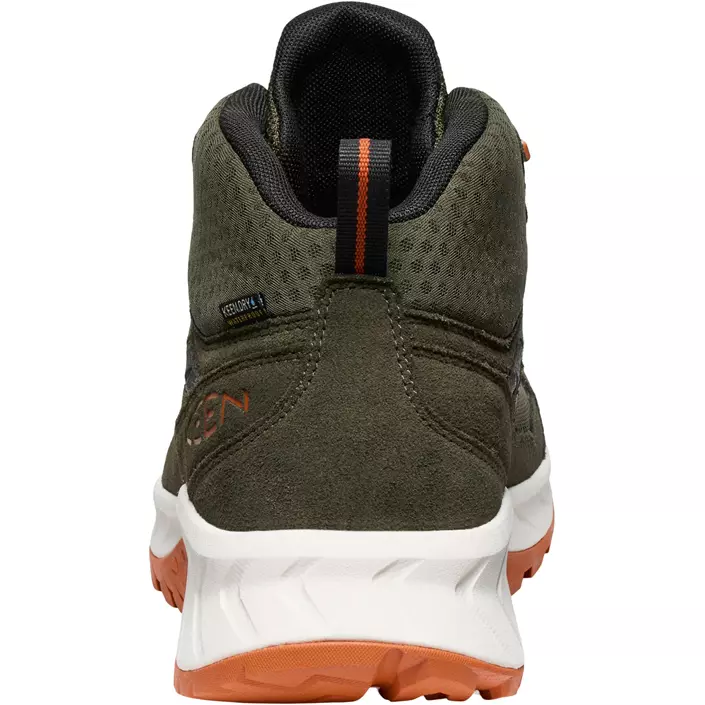 Keen Hightrail Mid WP vandrarkängor, Forest night/gold flame, large image number 6