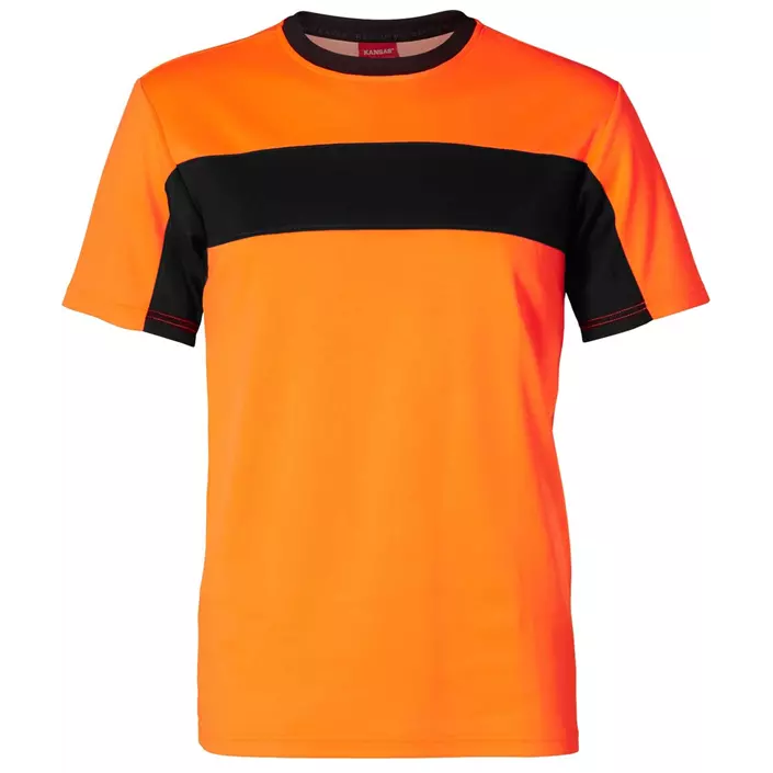 Kansas Evolve Industry T-shirt, Hi-Vis Orange/Black, large image number 0