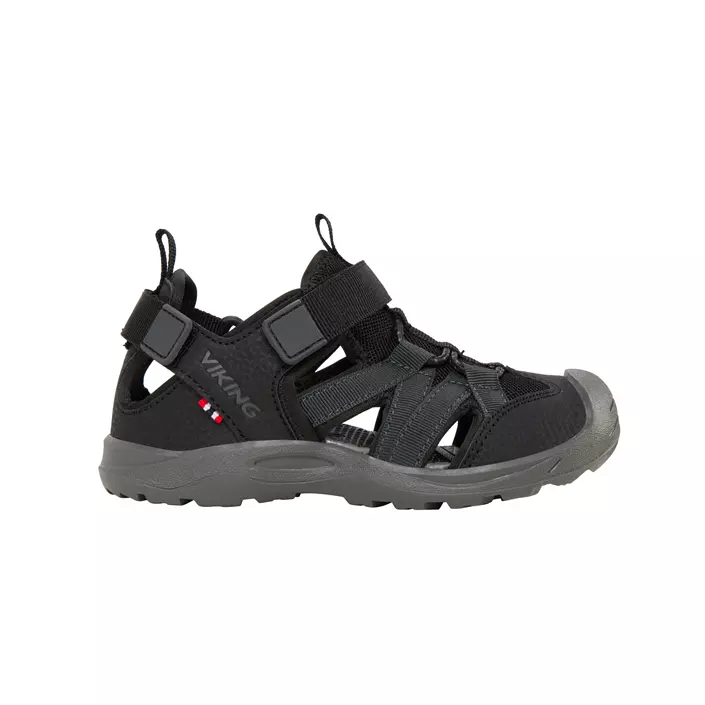Viking Adventure 2V sandals for kids, Black/Charcoal, large image number 0