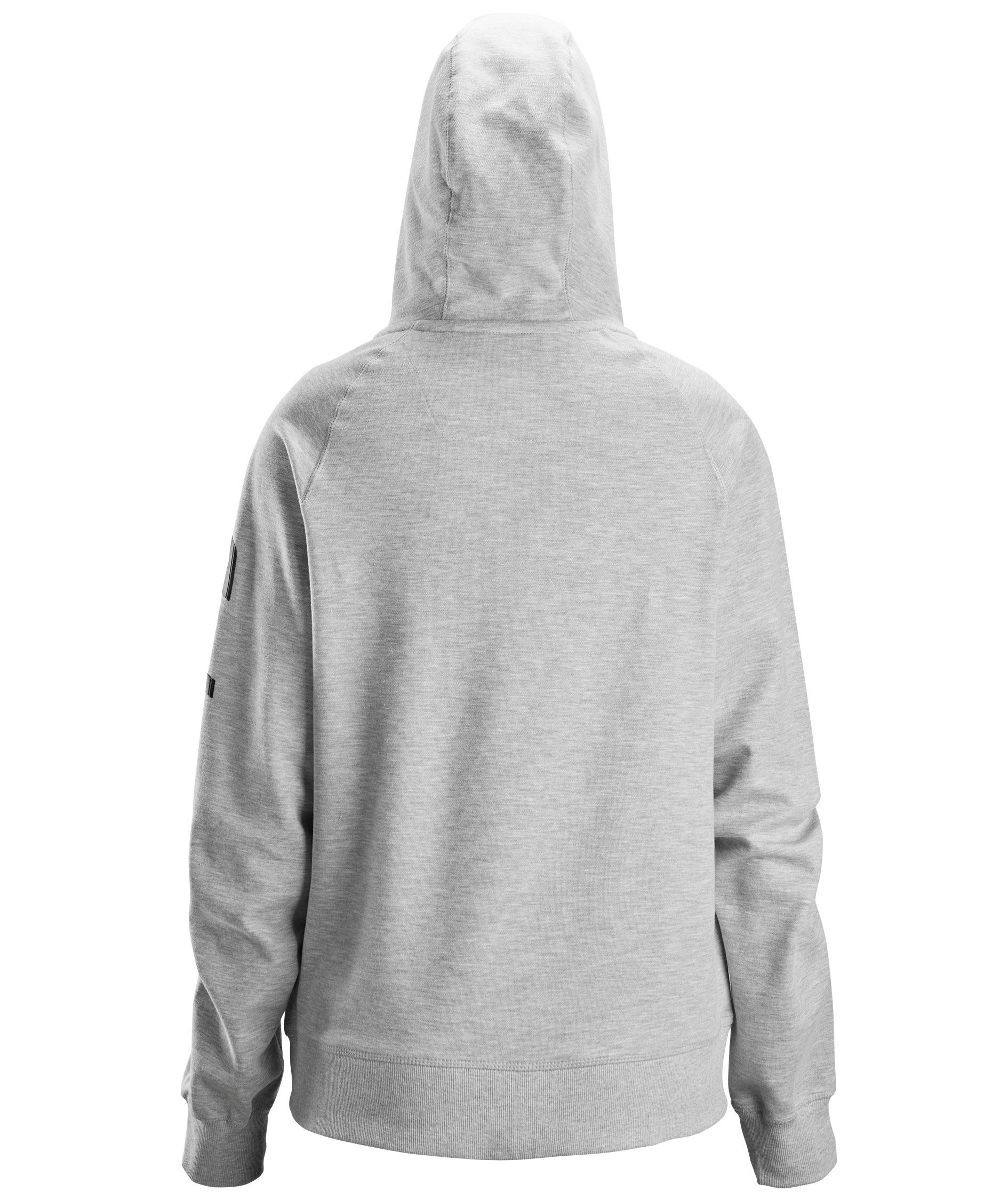 Snickers Logo women's hoodie with zipper 2877, Grey melange