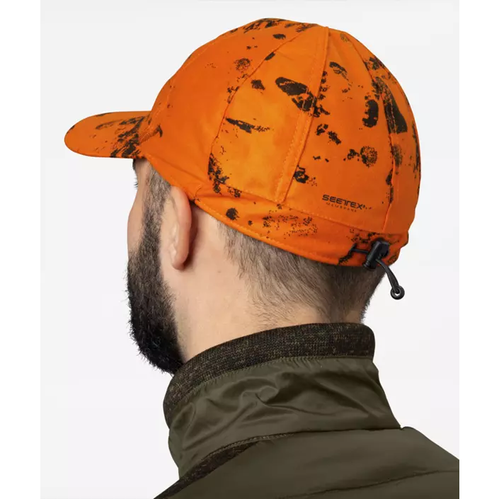 Seeland Avail Camo cap, InVis Orange Blaze, large image number 1
