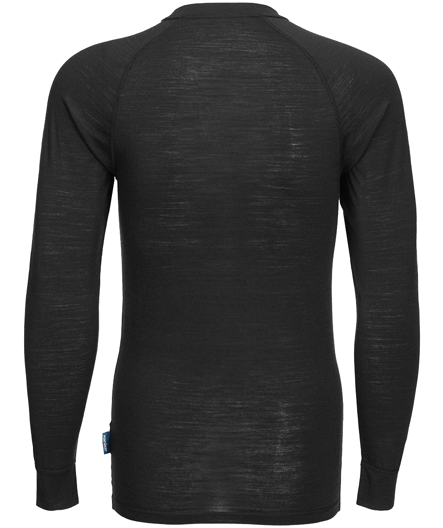 Portwest long-sleeved thermal crewneck with merino wool