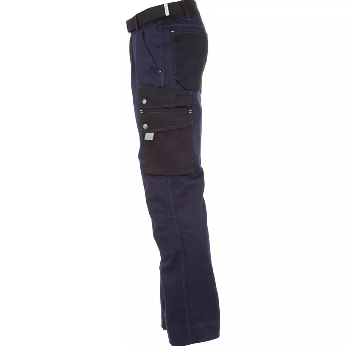 Kramp Original Light work trousers with belt, Marine Blue/Black, large image number 3