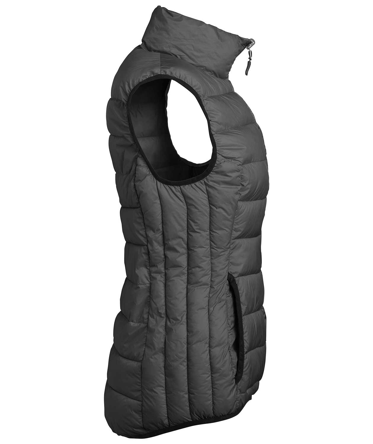 South West Alma quilted ﻿women's vest, Graphite