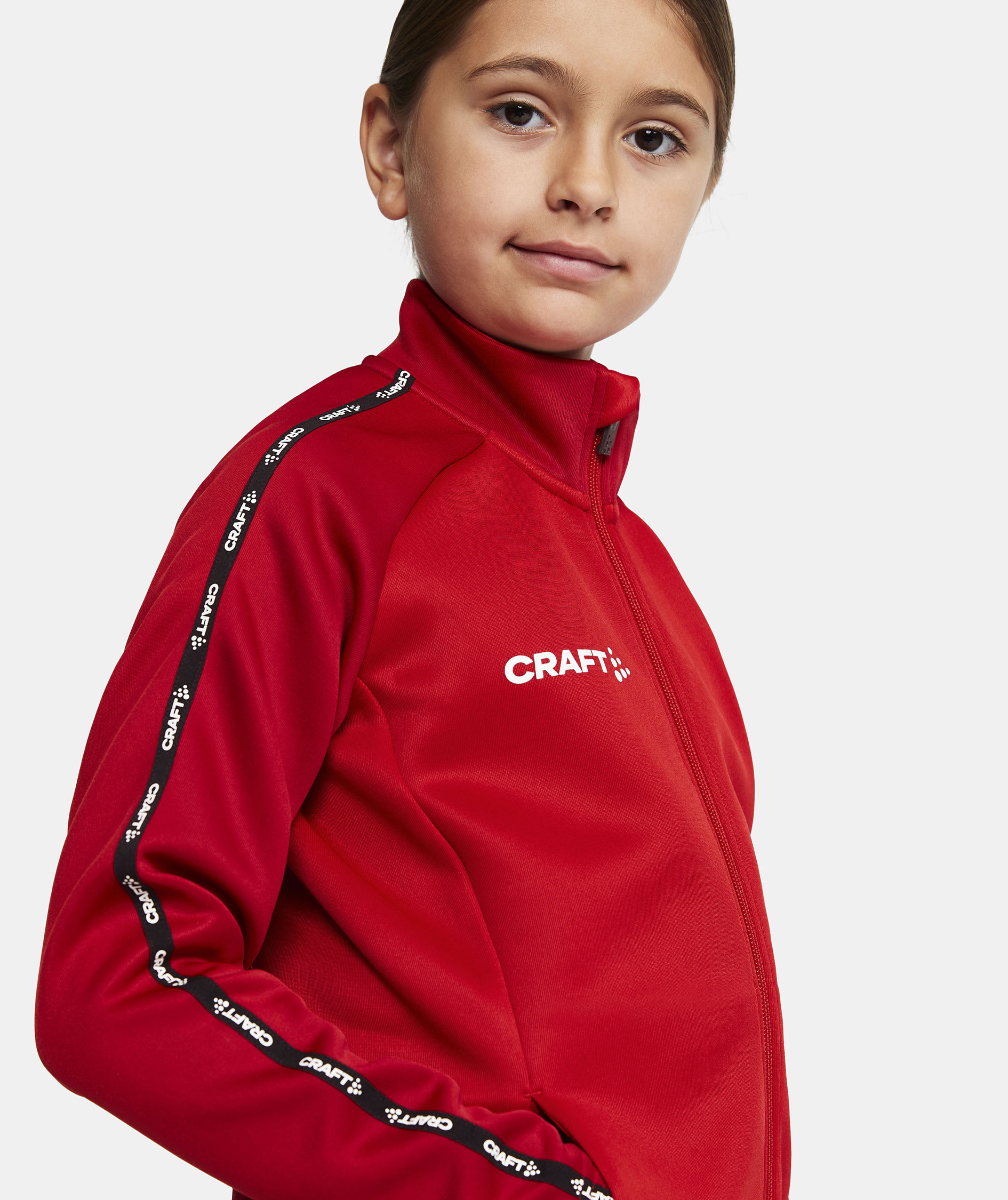 Craft Squad 2.0 cardigan for kids, Bright Red-Express, large image number 3