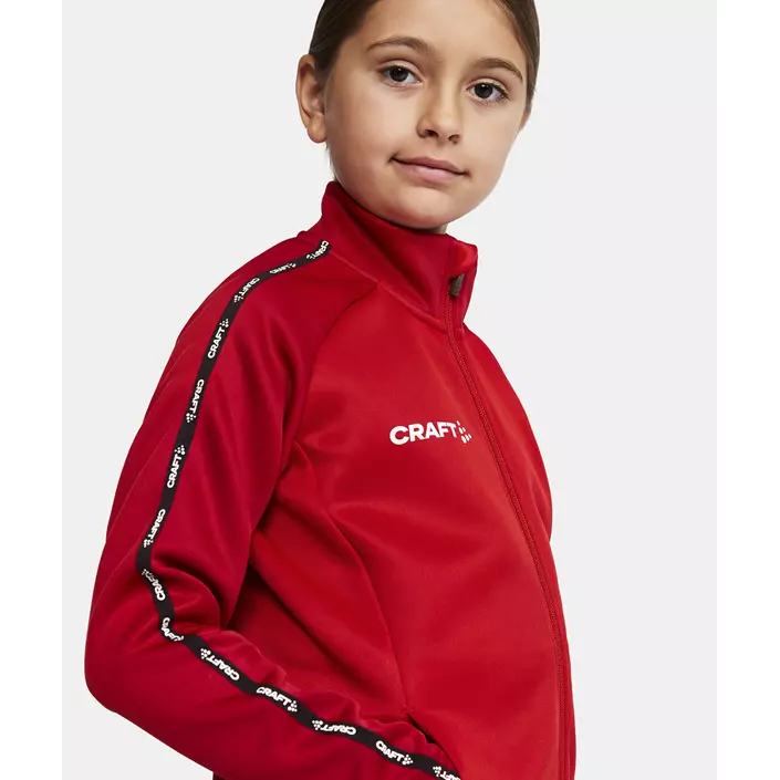 Craft Squad 2.0 cardigan for kids, Bright Red-Express, large image number 3