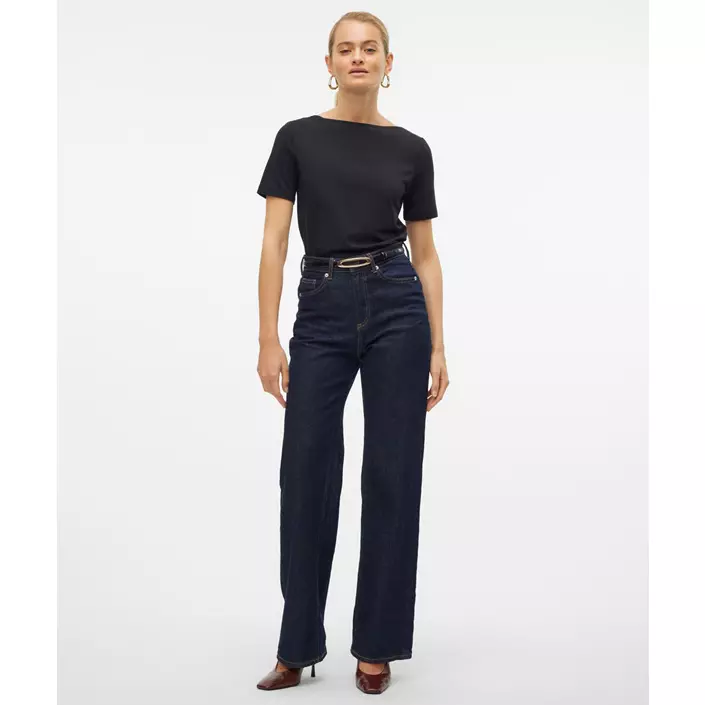 Vero Moda VMPANDA MODAL T-shirt dam, Black, large image number 5