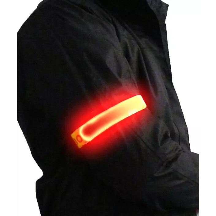 Portwest Reflektierendes Armband mit LED-Licht, Hi-vis Gelb/Schwarz, large image number 1