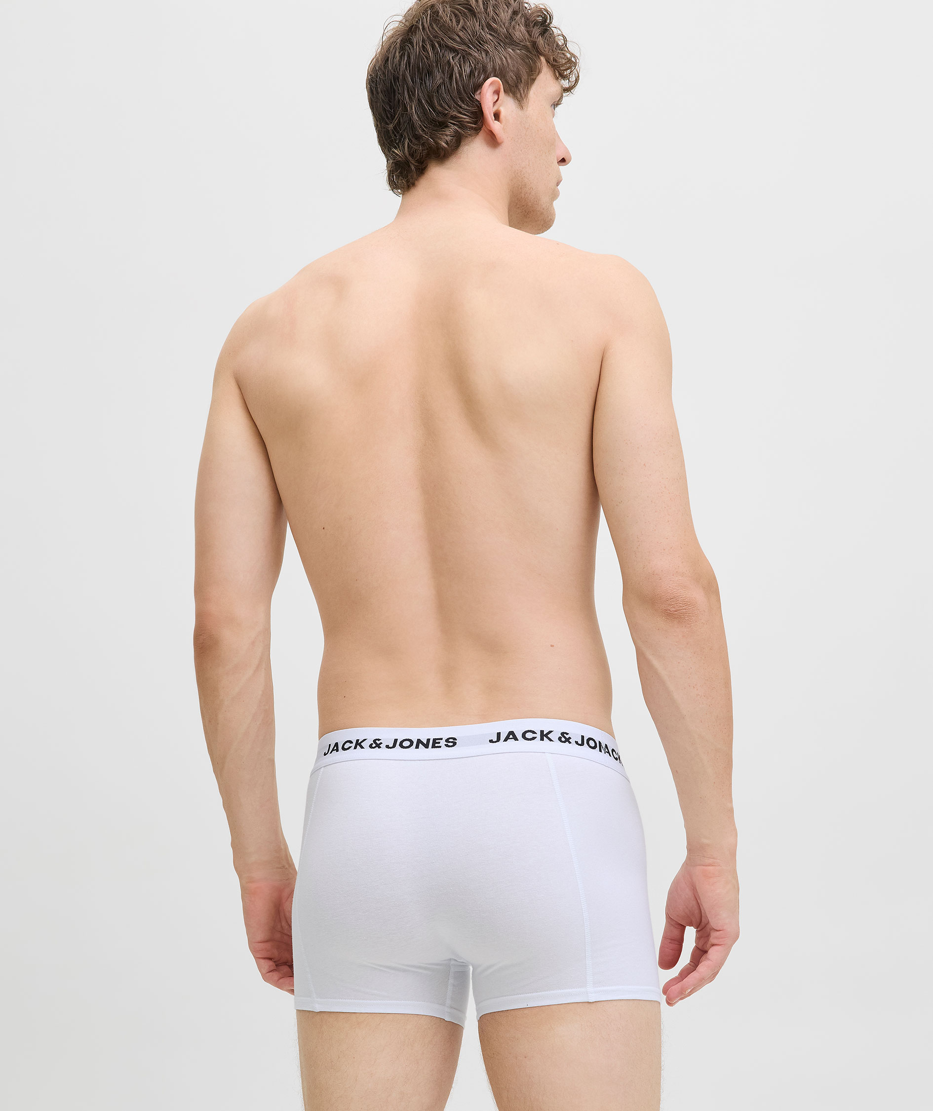 Jack & Jones JACJJ SOLID 7-pack boxershorts, White/Dark Grey, large image number 2