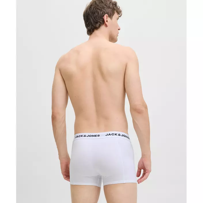 Jack & Jones JACJJ SOLID 7-pack kalsonger, White/Dark Grey, large image number 2