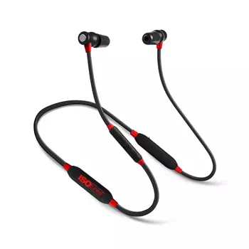 ISOtunes Xtra 2.0  høretelefoner med Bluetooth og støjreducering, Rød/Sort